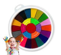 Finger Painting Set - Washable Paint Stamp, Portable Creative Set, Educational Art Tools, Sensory Activities for , Motor Skills, Drawing, Leisure | Nursery Class DIY
