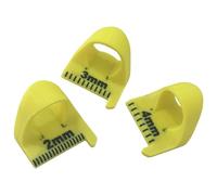 Finger Patchwork Stitch Aid with Millimeter Scale Patchwork Quilting Finger Ruler with Sewing Measurement Tool 2mm 3mm 4mm Single Teeth Quilting Ruler Set