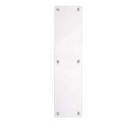 Finger Plate - Blank - Radius - 75mm x 650mm - Polished Stainless