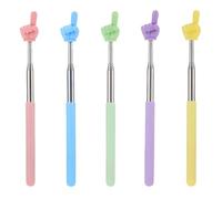 Finger Pointer Stick,Retractable Teacher Pointer for Classroom Reading,Stainless Steel Telescopic Pointer,Long Telescoping Hand Pointer for School Teaching,Conference Presentation