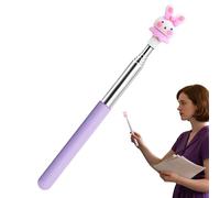 Finger Pointing Rod, Telescopic Pointer Rod for Children, Lightweight Classroom Accessories, Cartoon Teacher, School Material for Special Education, Interactive Learning