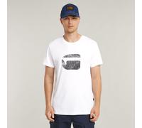 G-STAR Men's Finger Print Burger R T Undershirt, White White D26041-c506-110, L