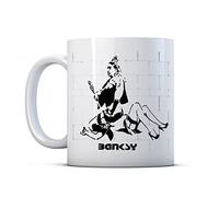 Finger prints - Banksy Queen Victoria Lesbian - Graffiti Artist Gift Mug, Ceramic, 11fl.oz.