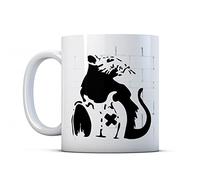 Finger prints - Banksy Toxic Rat - Graffiti Artist Gift Mug, Ceramic, 11fl.oz.
