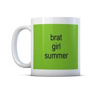 Finger prints - Brat Girl Summer - Pop Music Meme Gift Mug, Ceramic, 11fl.oz.