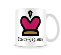 Finger prints - Dancing Queen - Girly Dancer Gift Mug, Ceramic, 11fl.oz.