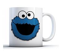 Finger prints - Decorative Writing Got Cookie Om Nom Nom Cookie Monster - Printed Mug, Ceramic, 11fl.oz.