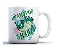 Finger prints - Grandpop Shark! - Family Song Gift Mug, Ceramic, 11fl.oz.