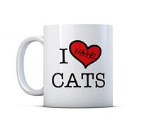 Finger prints - I Hate Cats Mug - Grumpy Gift Mug, Ceramic, 11fl.oz.