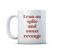 Finger prints - I Run On Spite and Sweet Revenge - Song Lyric Gift Mug, Ceramic, 11fl.oz.