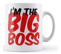 Finger prints - I'm The Big Boss - Printed Mug, Ceramic, 11fl.oz.