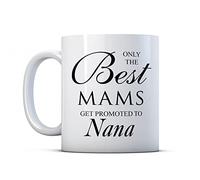 Finger prints - Only The Best Mams Get Promoted to Nana - Mother Gift Mug, Ceramic, 11fl.oz.