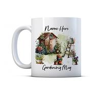 Finger prints - Personalised Gardening Mug - Outdoor Hobby Gift Mug, Ceramic, 11fl.oz.
