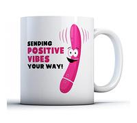 Finger prints Rude and Crude Designs - Printed Mug, Positive Vibes