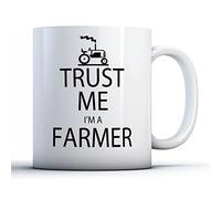 Finger prints - Trust Me I'm A Farmer - Printed Mug, Ceramic, 11fl.oz.