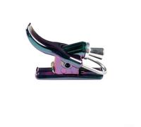 Finger Protector Casting Aid for Surf Fishing - Secure Rod Clamp Trigger Release - Enhances Distance & Safety - Marine Shore Fishing Gear Multi Colour 3pcs(colorful electroplating)