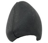 Finger Protector Silicone Sleeve for Flute Thumb Rest with Locator Function for Instrument Care and Maintenance (Black)