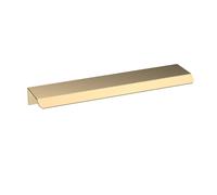 Finger Pull Handle, 150mm (96mm Centres) - Brushed Brass