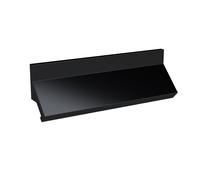 Finger Pull Handle, 175mm (160mm Centres) - Matt Black