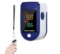 Finger Pulse Oximeter,Oxygen Monitor Finger Adults with LED Display,Oxygen Monitor Finger Kids with Hanging Chain,Sats Monitor for Outdoor Travel Home Hospital