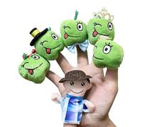 Finger Puppet Toy, Plush Storytelling Puppets | Interactive Plush Dolls Performance Props, Developmental Learning Toys for Toddler Kids