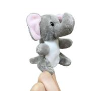 Finger Puppet Toy with Safe PP Cotton, Elephant | Lovely Animal Finger Puppet Toy for Toddler Entertainment Fun Story Telling Activity for Parent Kid