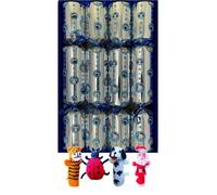 Finger Puppets Christmas Crackers, Christmas Dogs Design, Box of 4 Family Fun