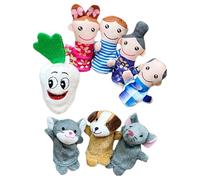 Finger Puppets for Toddlers | 8 Pieces Farm Animals Learning Through Play Sensory Stimulating Learning Tool, Free Learning Tool
