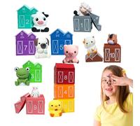 Finger Puppets Set | Cute Squeezable Educational Toy,Farm Animal Finger Puppets,for Children Birthday Christmas New Year Preschool Kindergarten