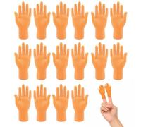 Finger Puppets, Tiny Hands on Sticks for Social Pranking Games and Comedy Videos, Mini Hands Props with 8 Pairs Left and Right Hands, Finger Entertainment for Parties and Pet Interactions