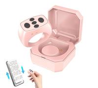 Finger Remote - Wireless Control for Video Apps, Camera Shutters, Page Turning Devices | Compact Video Scroll Controller for Cell Phones, Tablets, Social Media Recordings and Presentations