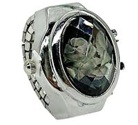 Finger Ring Clock Creative Elegant Adjustable Ring Watch | Novelty Bling Watches Unisex Fashion Jewelry Daily Wear Work Office Party Travel Outdoor Holiday Vacation Weekend Cocktail