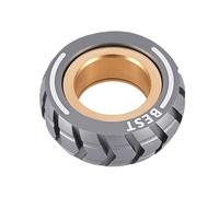 Finger Ring - Magnetic Haptic Slider, Solid Aluminium Alloy Material, 35g Portable Pocket Size, Adjustable Mechanical Toy - For Student Focus Aid & Travel Stress Relief Gift