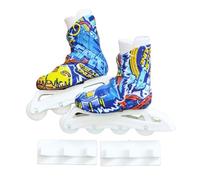 Finger Roller Shoes - Mini Skateboard Sneakers Pair, Compact Breakdance Props, Detailed Fingerboard Accessories, Cute Display Decoration | Fun Present Choice for Kids Boys Girls Room Desk Collection