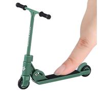 Finger Scooter, Foldable Mini T-Type Kick Scooter Toy, 3.35x2.36x3.35 Inch Tabletop Push Model with Brake Design, Fun Finger Stunt Gadget, Sturdy Desk Fidget Toy, Daily Use for Kids Teens