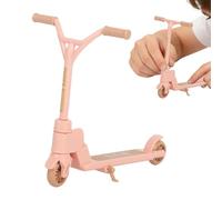 Finger Scooters - Funny Desktop Gadgets, Foldable Two Wheel Non-Slip Desktop Device, Non-Slip Table Scooter, Travel Fidget Entertainment Hand Exercise