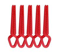 Finger Set - 5 Reusable Polish Spill Barrier Clips | Soft Mould Cap for the Application of Smooth Paint, Leak Stop Cover, Skin Protection Tool for Manicure -