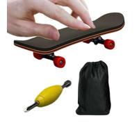 Finger Skate Board - Pocket Sized Extreme Action Simulator, High Performance Friction Tape, Precision Rotation Wheel Assembly, Realistic Scale Model Maneuvering Tool | Creative Stress Relief D