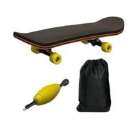 Finger Skate Board - Wooden Handheld Toy | Mini Desk Skater - Five Layer Maple Construction, Anti Slip Pu Pad Fingertip Sport Usage Student Dorm Desktop Decor Fun