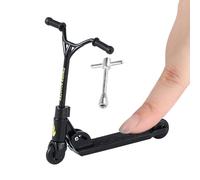 Finger Skateboard | Mini Two Wheel Scooter | Birthday Gift Skateboard Finger | Small Stunt Scooter, Foldable & Fun Skateboards Finger Sport For Finger Training