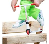 Finger Skateboard & Scooter Set | Interactive Detachable Finger Toys with Tools & Accessories | Mini Metal Alloy Fingertip Toys for Tricks, Stunts & Decor | Creative Gift for Kids, Teens & Adults | Bi