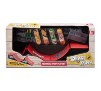 Finger Skateboard Stunt Park Playset with Ramp & Diy Boards for Kids