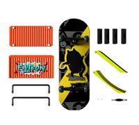 Finger Skateboard Toy - Mini for Kids, Hand Skateboard Set, Portable Fingerboard Training Set | Practical creative toys to support indoor and outdoor play Coordination of the development