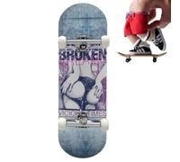 Finger Skateboard Toy, Mini Skateboard Fingerboards, Finger Skateboards Wooden, Tiny Skateboards Fingerboard, Fingers Toys For Girls Boys Gift Fingers Movement Training & Fun Play