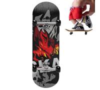 Finger Skateboard - Wooden Mini Skateboard Toy | Fingertip Skate Board Toy For Educational Playthings, Party Favors Novelty Plaything For Kids’ Fingers Movement Training & Fun Play (B)