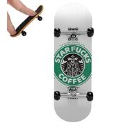 Finger Skateboard - Wooden Mini Skateboard Toy | Tech-Deeck Fingertip Skate Board Toy For Educational Playthings, Party Favors Novelty Plaything For Fingers Movement Training & Fun Play