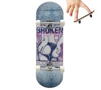 Finger Skateboard - Wooden Mini Skateboard Toy | Tech-Deeck Fingertip Skate Board Toy For Educational Playthings, Party Favors Novelty Plaything For Fingers Movement Training & Fun Play