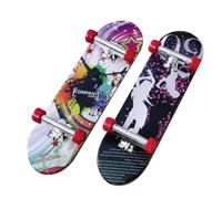 Finger Skateboards Kids - Abs Fingertip Skateboard Alloy Mini Toys | Frosted Surfacee Finger Scooter Sliding Toy | Trick Practice Desk Toy | Kids Gift Playset
