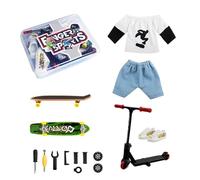 Finger Skateboards Kit - Skate Park Kit, Finger Boards Set, Mini Deck Truck Fingers Boards Set | Indoor Playing Toys For Fun Birthday Gift For Kids toddlerss Teens Creative Play Entertainment