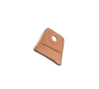 Finger Sleeve,Leather Coin Thimble With Metal Tip Handmade Needlework Thimble Cover For Sewing Embroidery QuiltingDeft and Professional